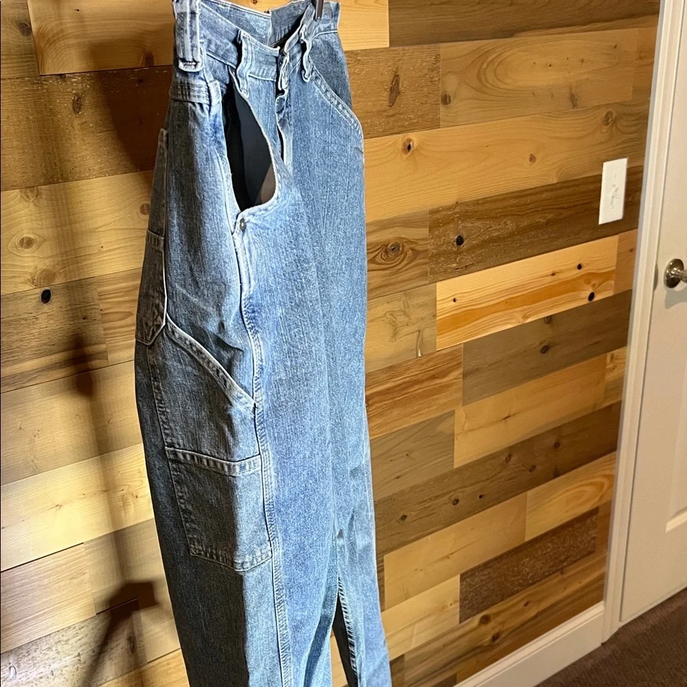Lee Men's Vintage Carpenter-Relaxed Fit Light Blue Jeans 34x32 - Picture 6 of 8